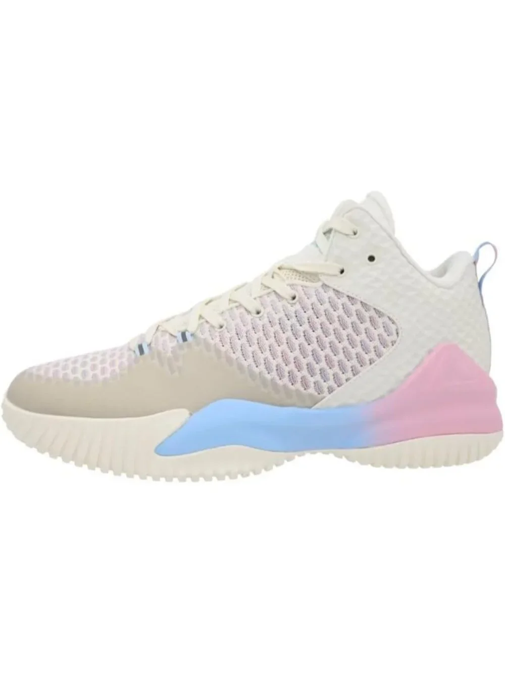 Men's Taichi Beige Lou Williams Streetball Outdoor Breathable Basketball Shoes
